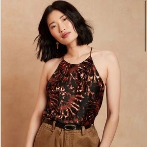 NWT Banana Republic Factory Strappy Silky Camisole size XL